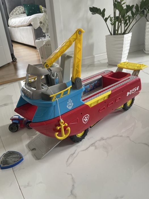 Duża łódź statek Psi Patrol paw patrol