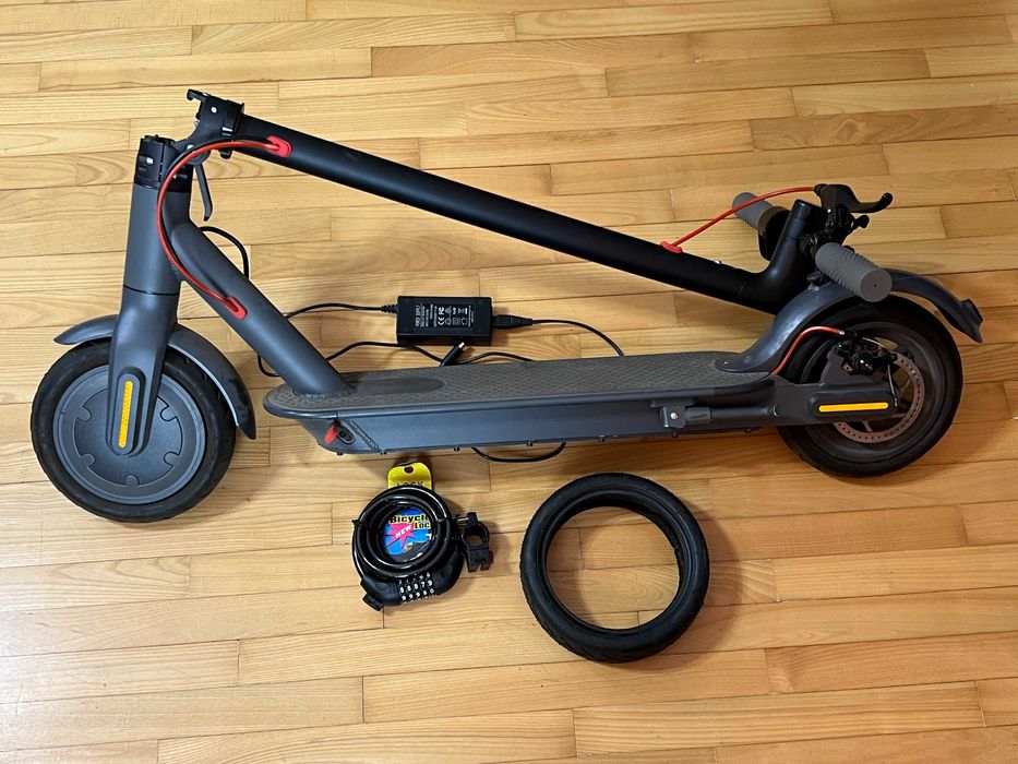 Електросамокат аналог Xiaomi M365 (36V 10.4Ah)+покришка+кодовий замок