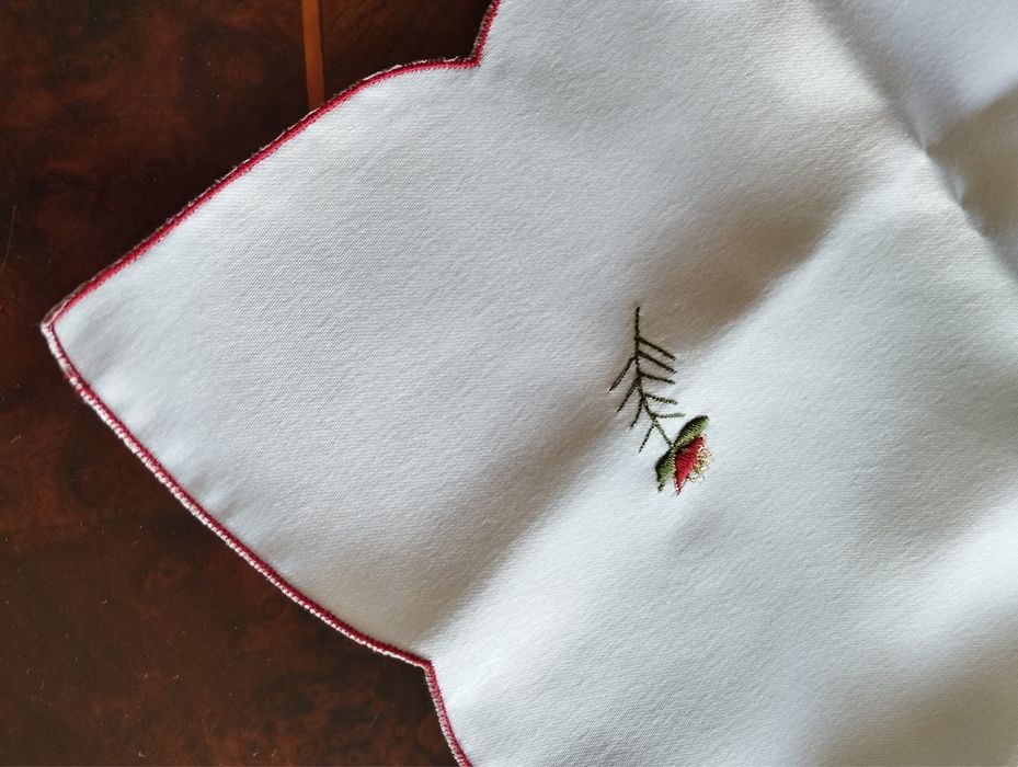 Toalha com guardanapos