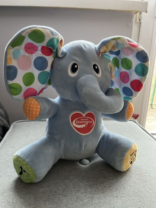 Grajacy slon interaktywny akuku