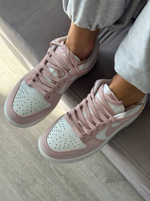 ‼️Жіночі кросівки Nike Dunk Low Pearl Pink Sail трендові жіночі кросівки найк данк рожеві