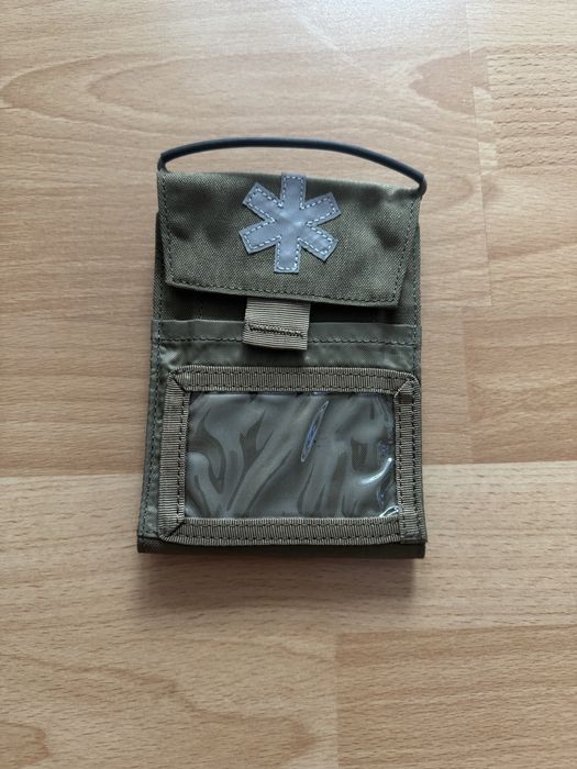 Apteczka Helikon-Tex Pocket Med Insert - Adaptive Green + nożyczki do apteczki ratunkowe