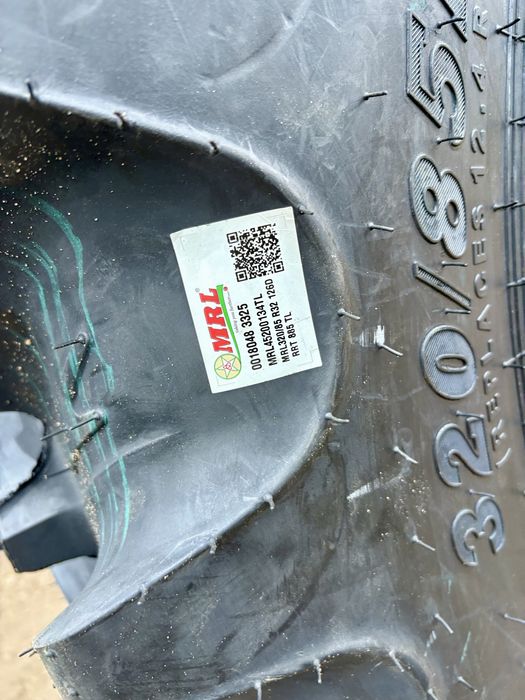 Opona Rolnicza traktorowa 320/85R32 Radialna MRL Nowa  12.4-32 12.4x32