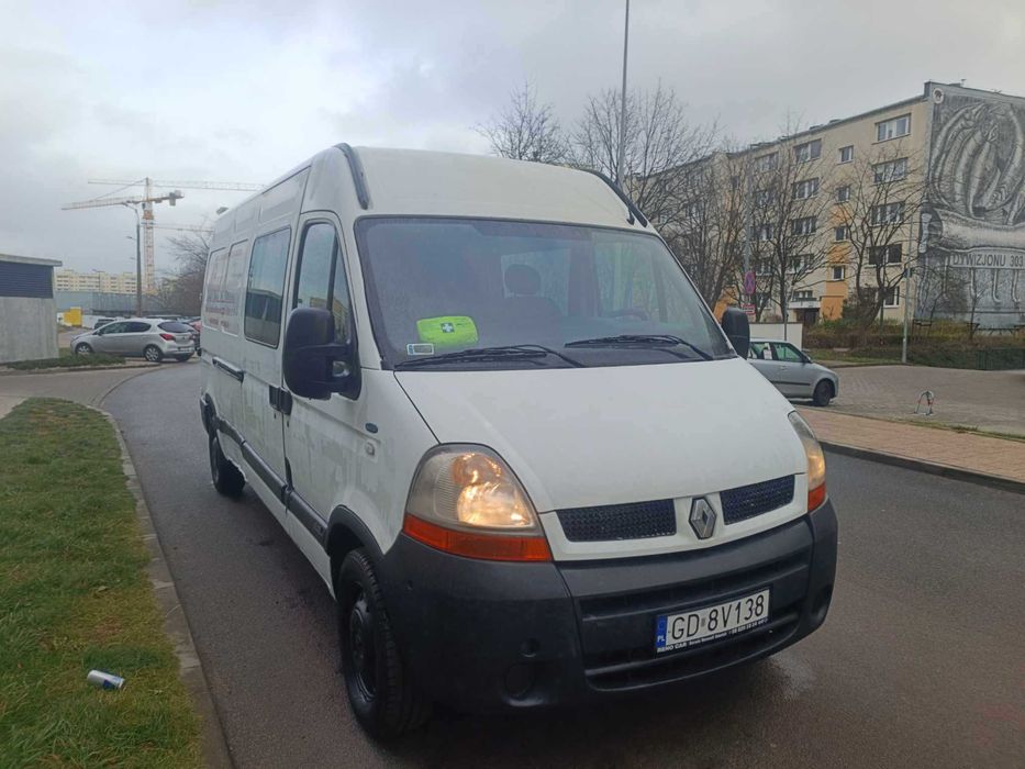 Renault master 2.5 diesel brygatówka 7