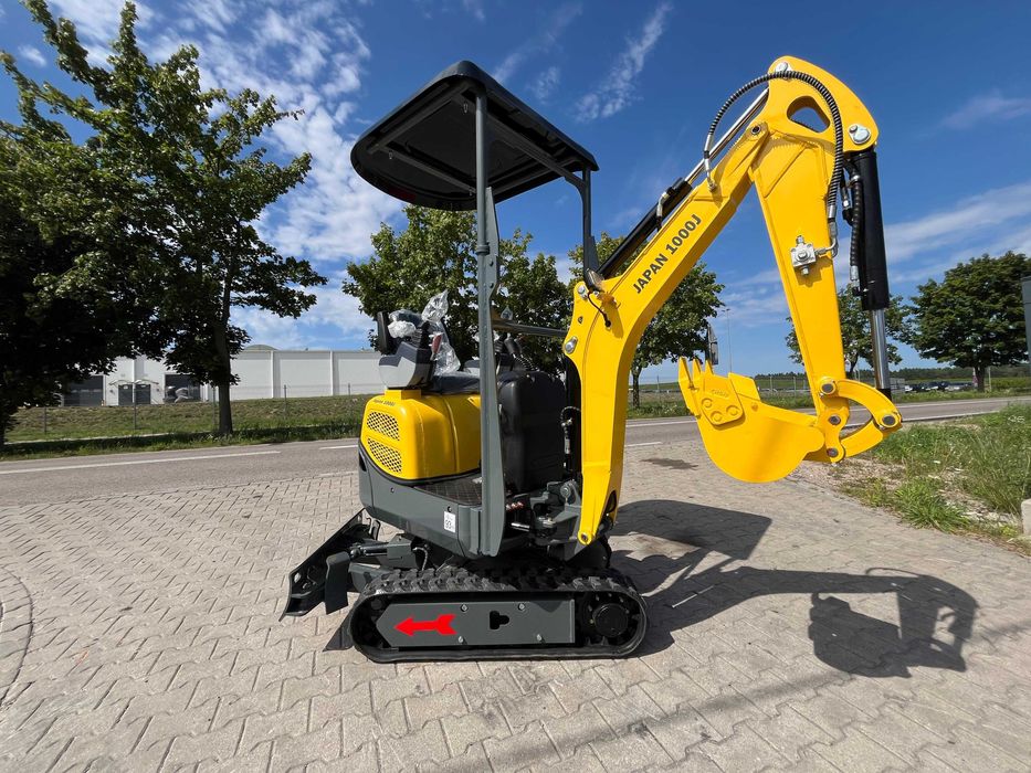 Minikoparka KUBOTA silnik, Gunter Grossmann GG Japan 1000J