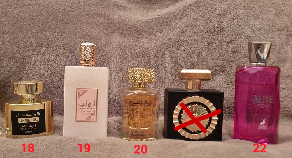 Perfumy arabskie, wyprzedaż kolekcji