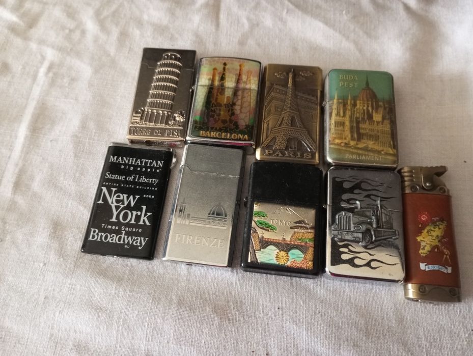 Vendo isqueiros usados.