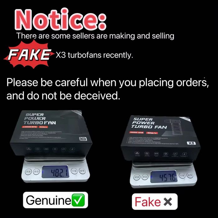 Super power turbo fan x3