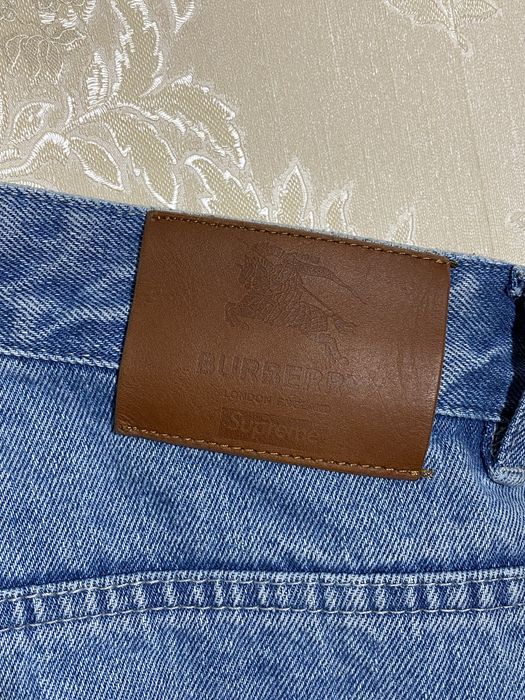 Burberry x Supreme jeans
