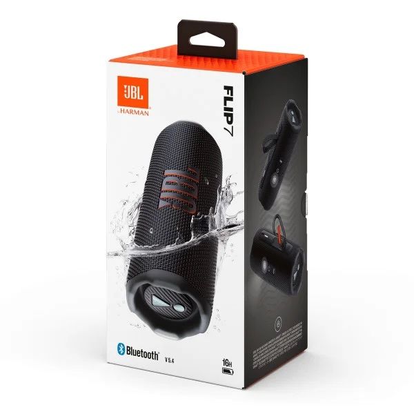 Портативна колонка JBL Flip 7 Black (JBLFLIP7BLK)