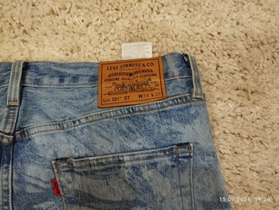 Мужские джинсы Levis 501 32 размер