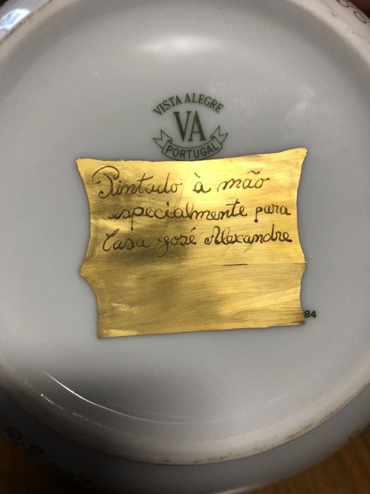 Peças unicas Vista Alegre (não é um serviço)