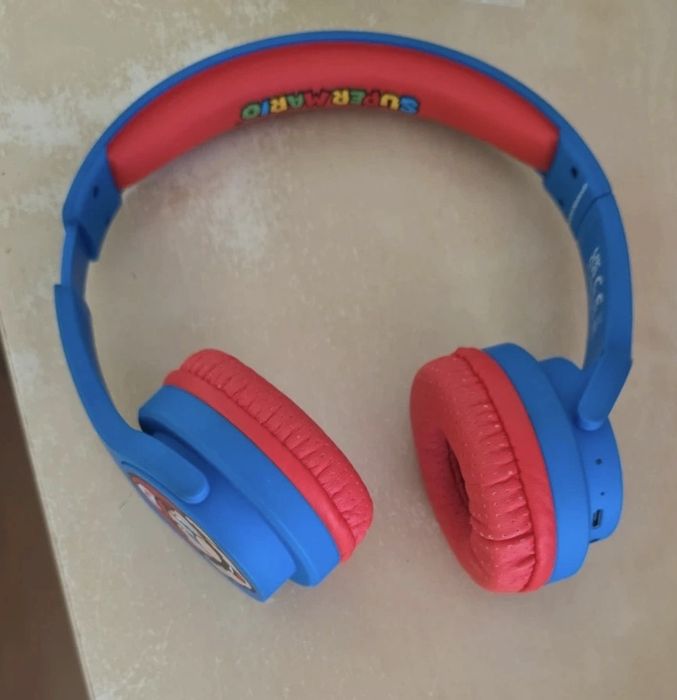 Kids Wireless Headphones Super Mario