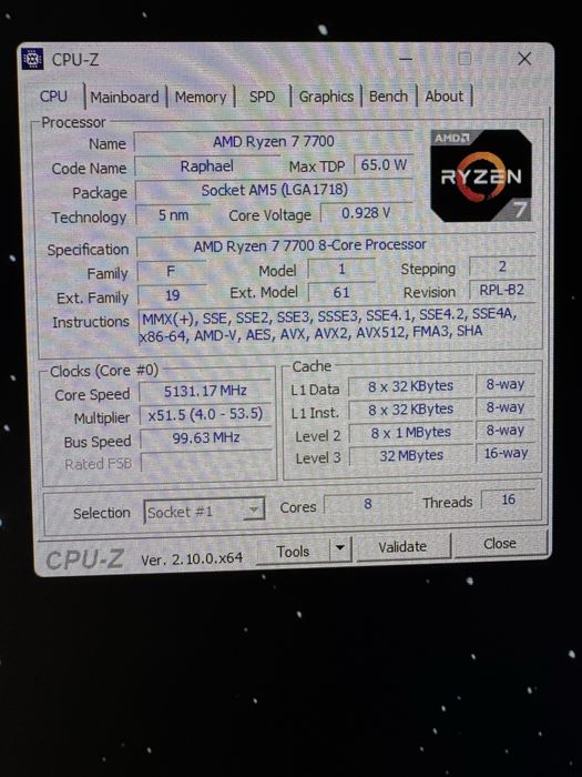 Ryzen 7 7700 AM5