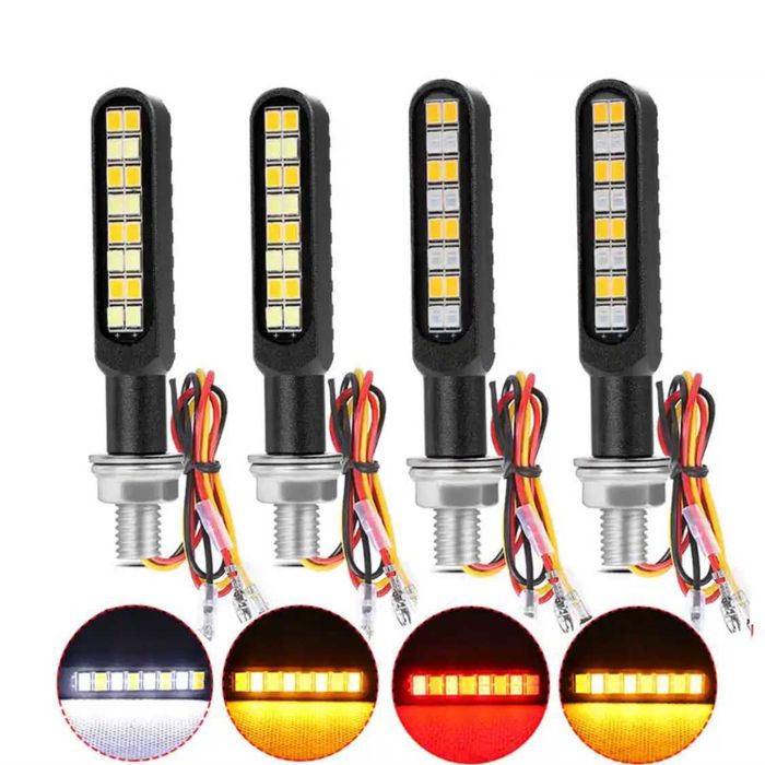 Conjunto Piscas LED Dinâmicos com Luz de Presença