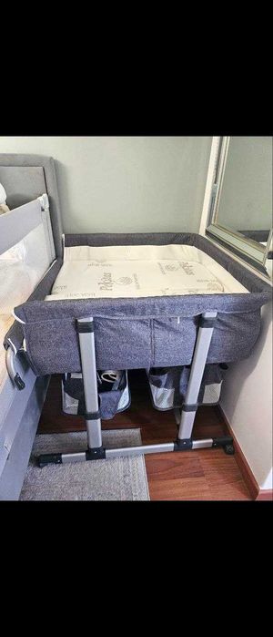Berço de cabeceira duplo para gémeos babybecky – altura ajustável
