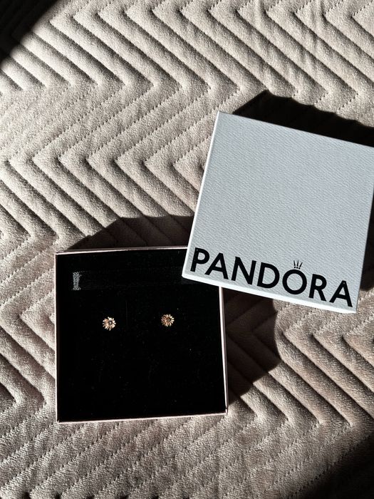 Kolczyki stokrotki Pandora