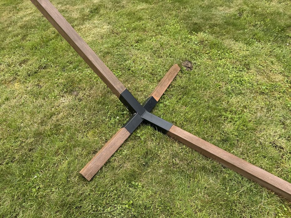 Stelaz drewaniany do hamaka