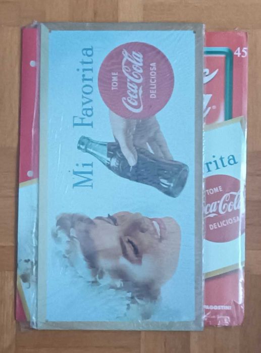 Cartazes metálicos Coca-Cola  (Colecção completa)