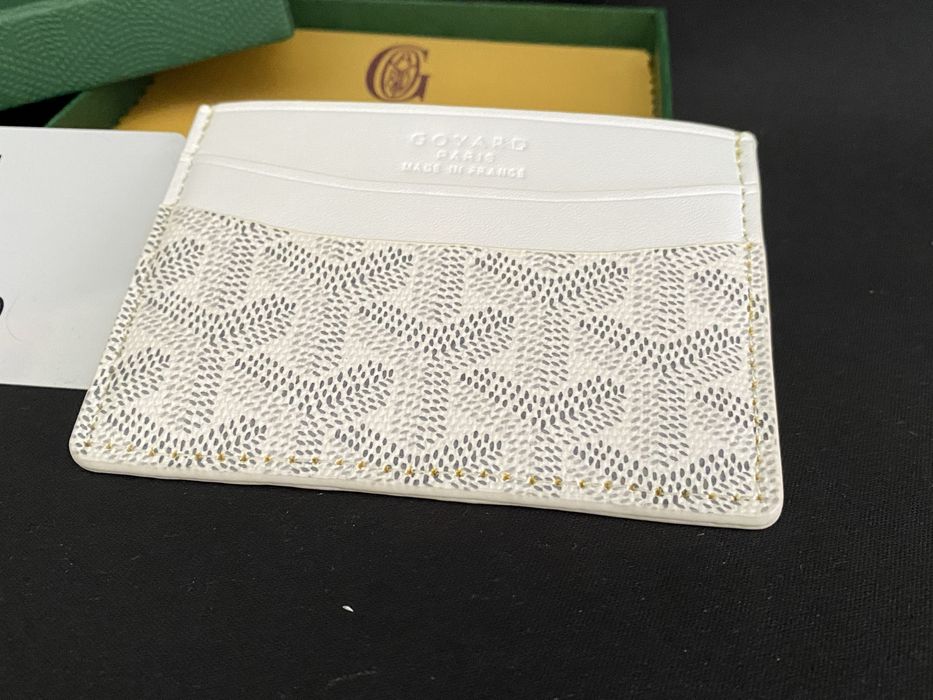 Porta-cartões da Goyard branco