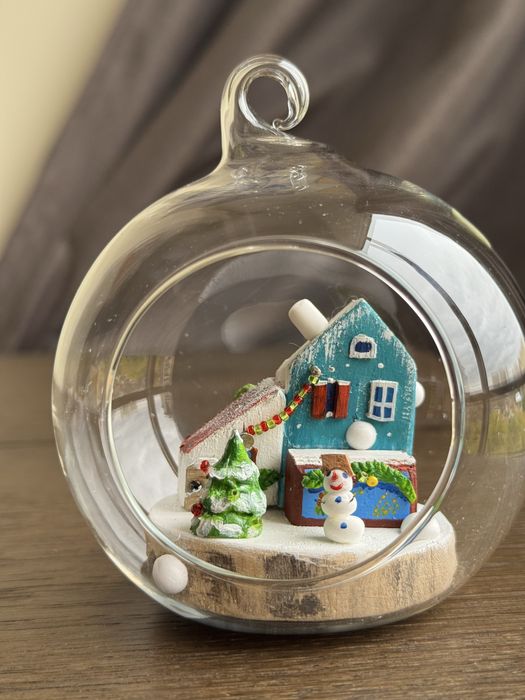 Новорічні кулі новогодний стеклянный шар