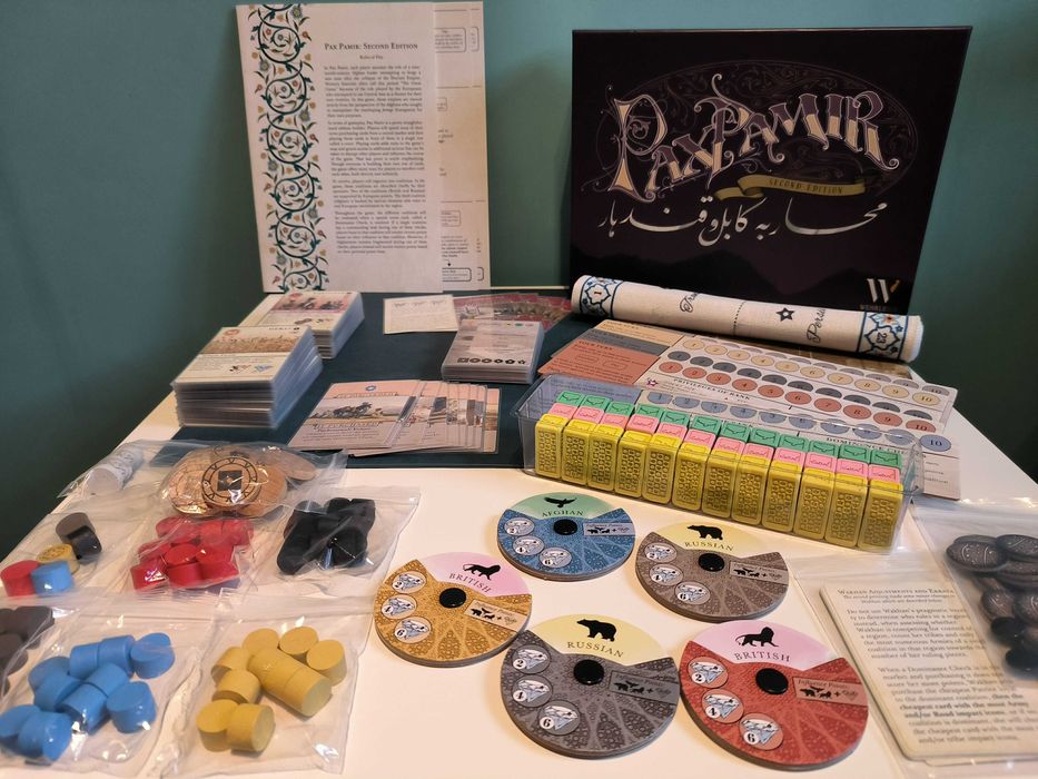Gra planszowa Pax Pamir (Druga edycja) ENG + koszulki stan idealny