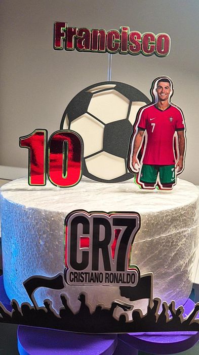Topo de bolo personalizado