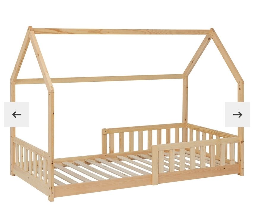 Cama MONTESSORI  natural com colchão