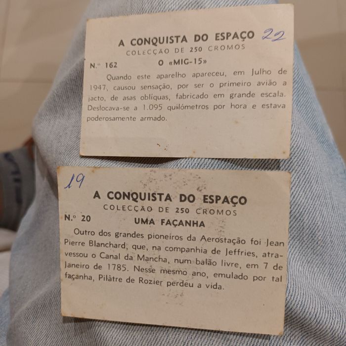 2 Cromos a conquista do espaço