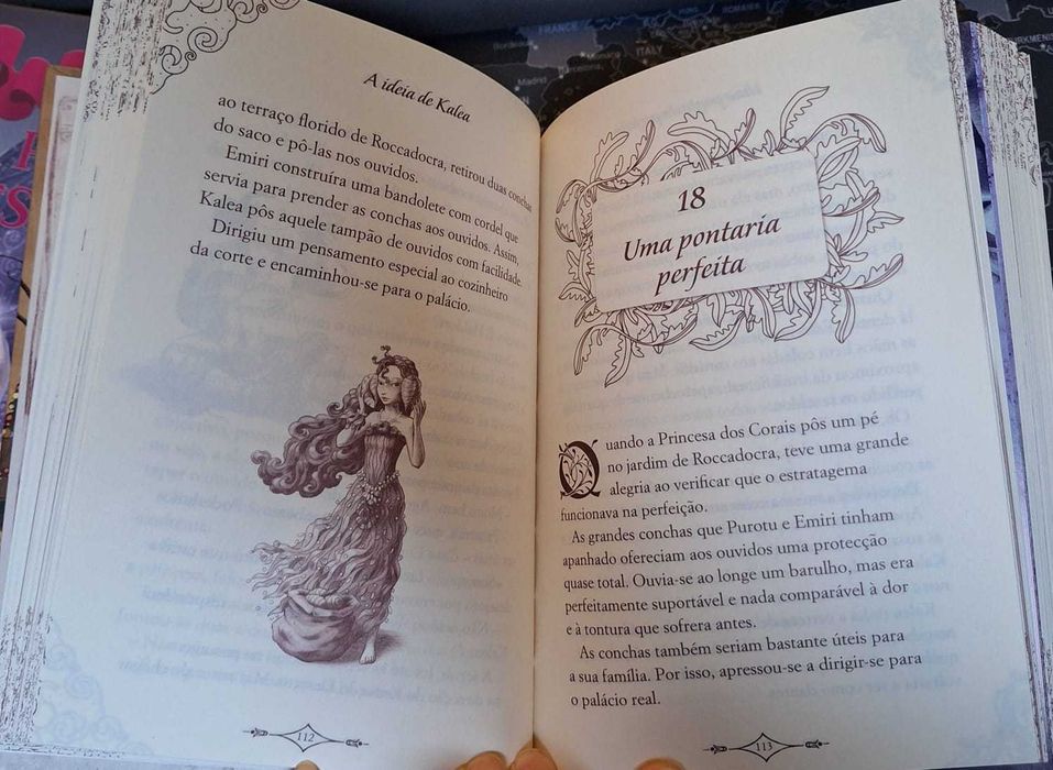 2x Livros Juvenil - Coleção: Princesas do Reino da Fantasia