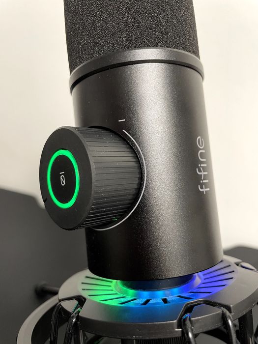 Ігровий мікрофон - Fifine K658 RGB, USB