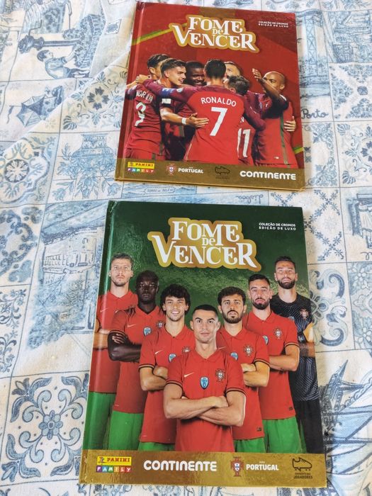 Cadernetas Cromos Seleção Portugal "Fome de Vencer" Continente/PaniniDescrição: