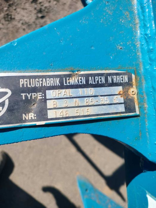 Pług 4 skibowy obrotowy Lemken Opal 110 przedpluzki opal 140 opal 110