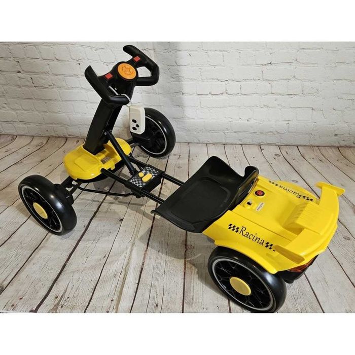 Дитячий електро карт картинг Bambi Пульт,світло,музика,складний