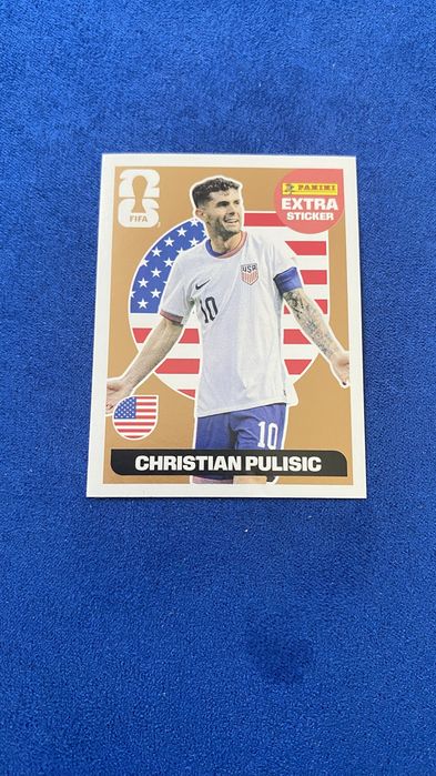 Christian Pulisic Extra Sticker Bronze Cromos Mundial 2026 Copa do Mundo Fifa World Cup
