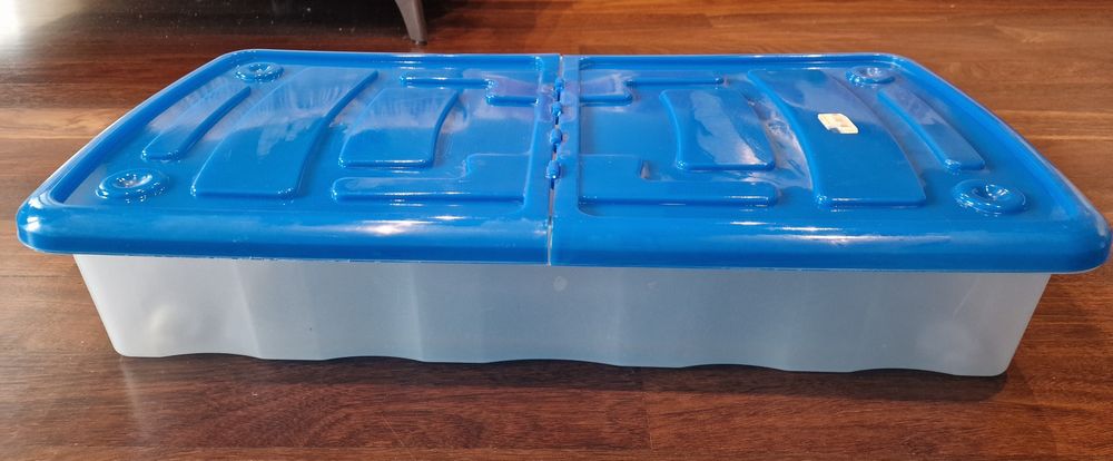 Caixa arrumação  azul