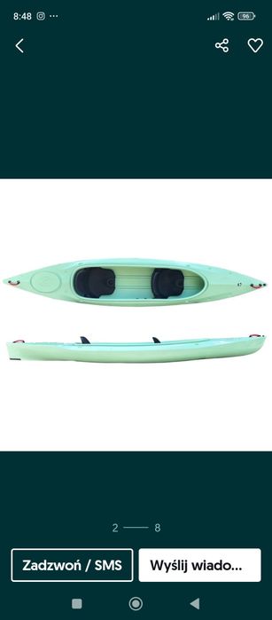 Nowe i używane sztuki Kajak Caribou Club