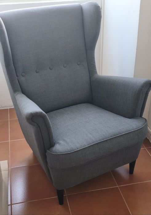 Poltrona IKEA STRANDMON 
Poltrona, Nordvalla cinz esc