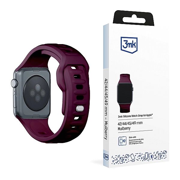 Pasek silikonowy 3mk Silicone Watch Strap do Apple Watch 42 / 44 / 45