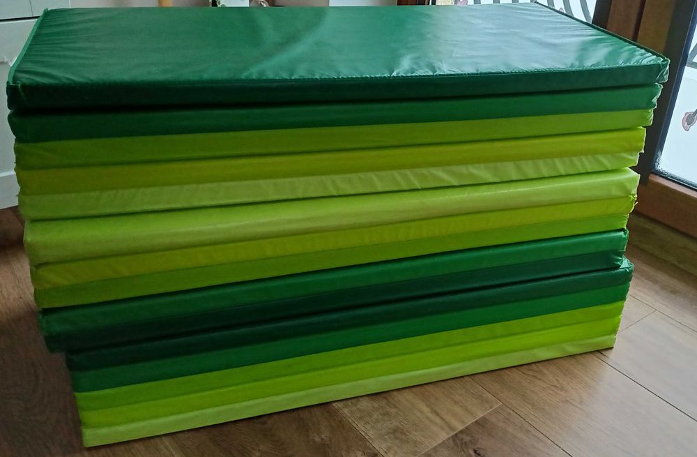 Ikea Plufsig  trzy materace mata składana