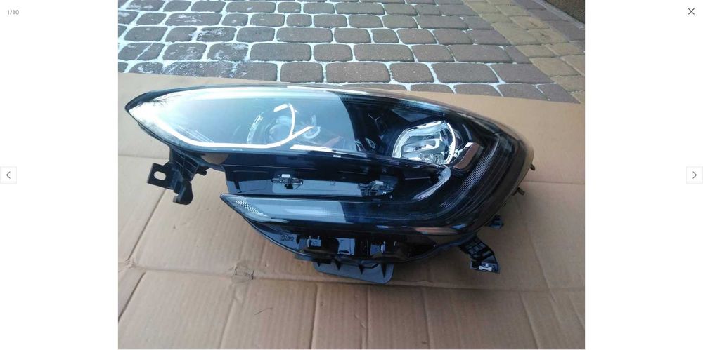 Nowa oryginalna lampa lewy przód LED MEGANE IV 260607505R