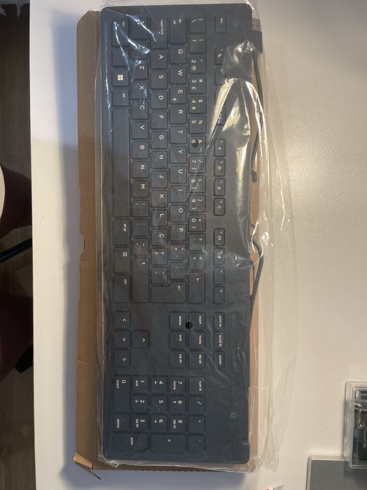 Teclado HP com leitor de cartão