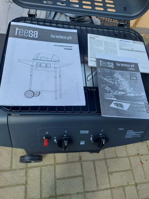Grill gazowy dwa palniki  nowy !