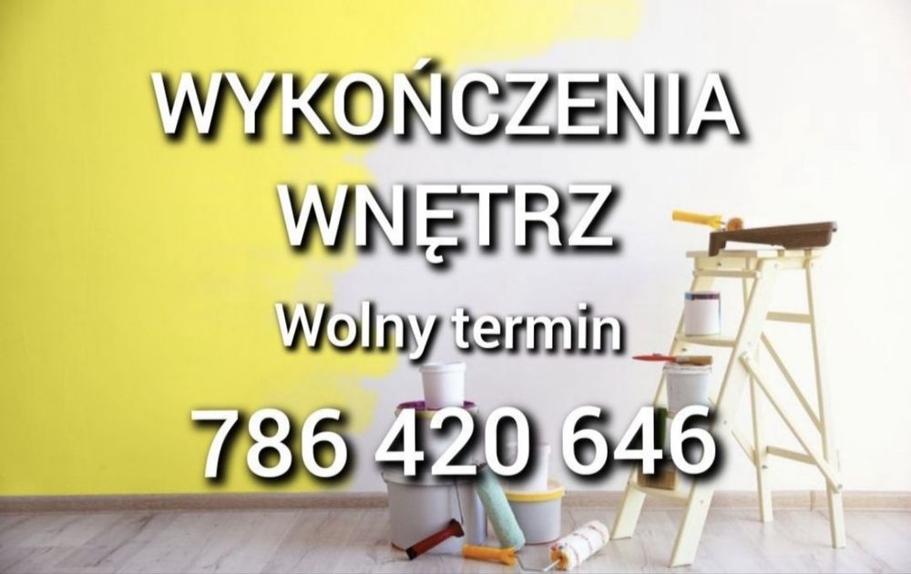 Wykończenia remonty malarz gładzie szpachlowanie tapetowanie malowanie