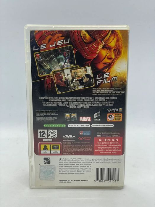 Spider-Man 2 Gra + Film PSP (FR) Po Francusku