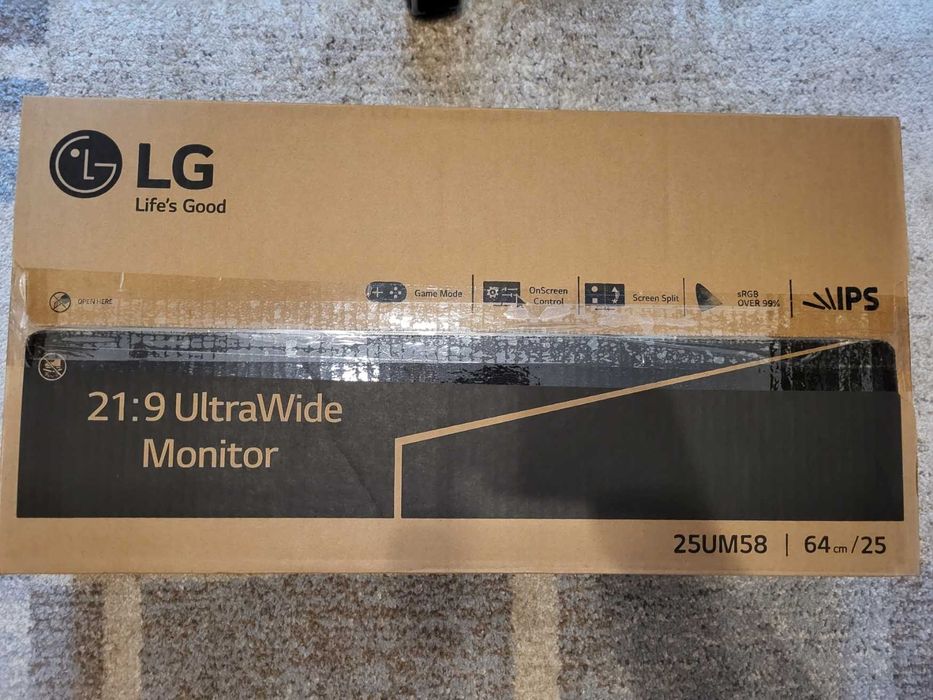 Монітор 25" LG UltraWide 25UM58-P