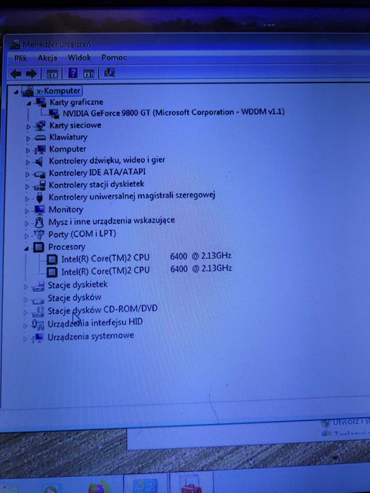 Komputer stacjonarny ddr3 nvidia 9800gt