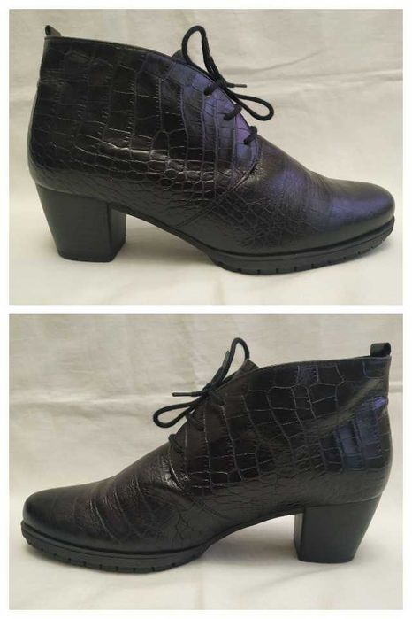 Ботинки/Ботильоны женские кожаные "Gabor" Размер 38,5 Идеальные!!!