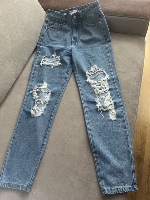 Spodnie jeansowe Cropp roz. XXS