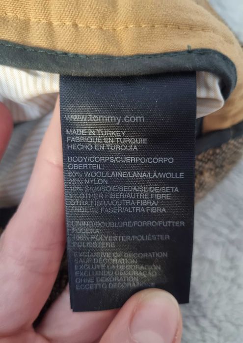 Tweedowe spodenki damskie Tommy Hilfiger